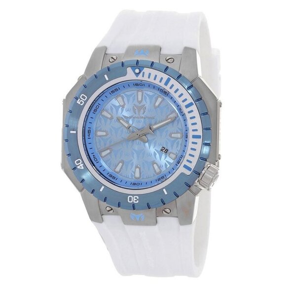 NWT Authentic Technomarine Manta Sea Quartz Blue Dial Men's Watch - Picture 1 of 3